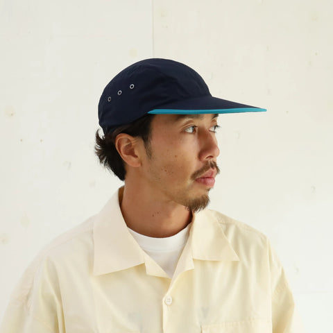CYPRESS LONG BILL CAP - NAVY×TEAL