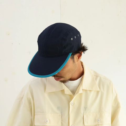 CYPRESS LONG BILL CAP - NAVY×TEAL