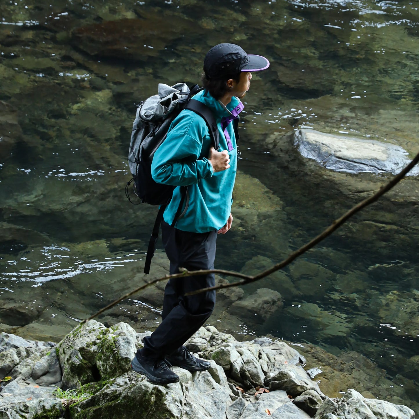 MID WEIGHT CEDAR PANTS - BLACK