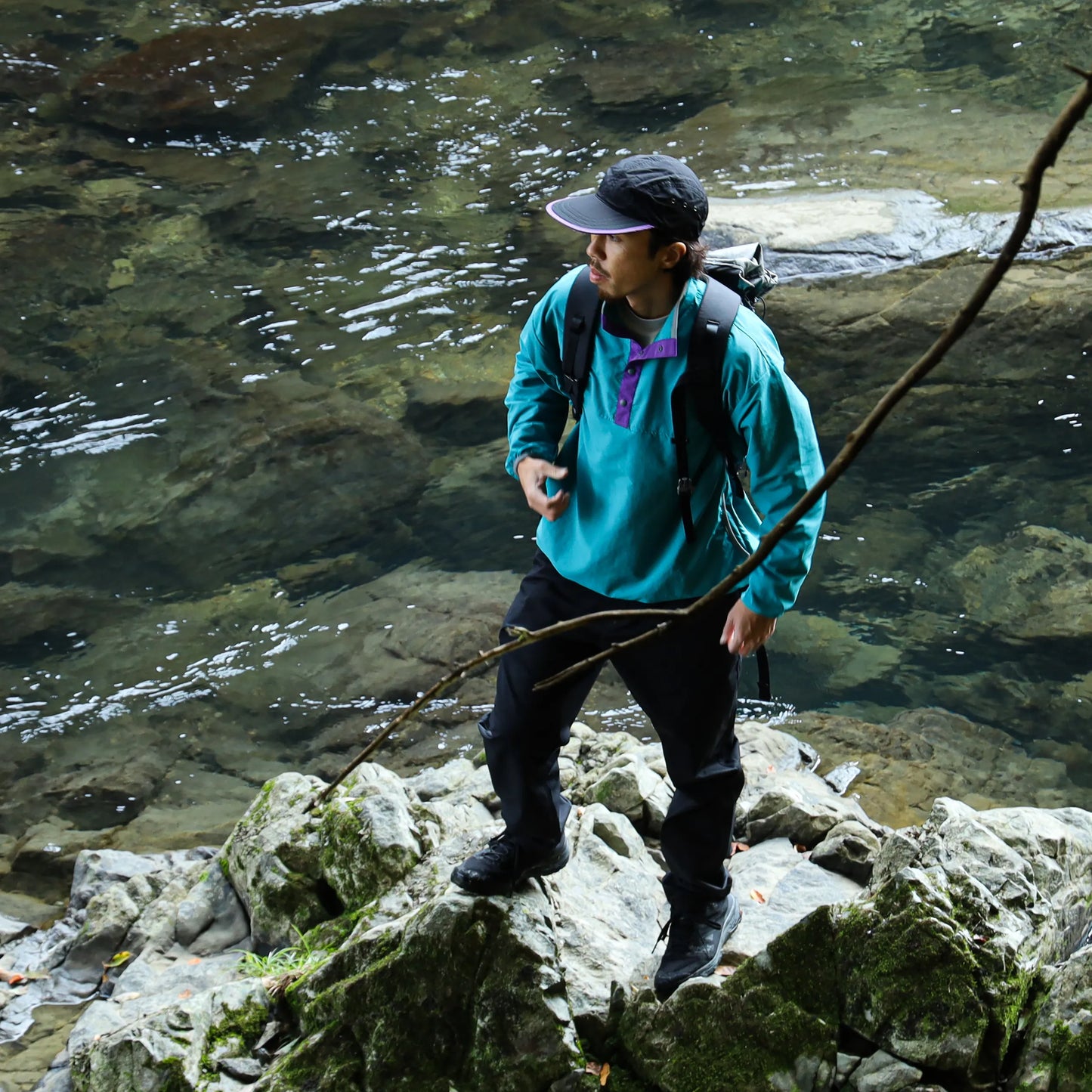 MID WEIGHT CEDAR PANTS - BLACK