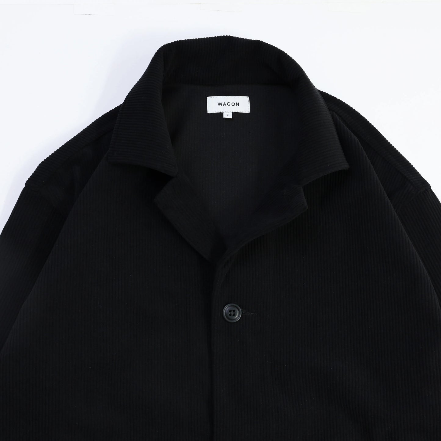[DAILY LINE] CORDUROY DAILY JACKET - BLACK