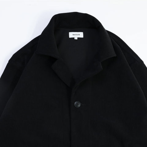 [DAILY LINE] CORDUROY DAILY JACKET - BLACK