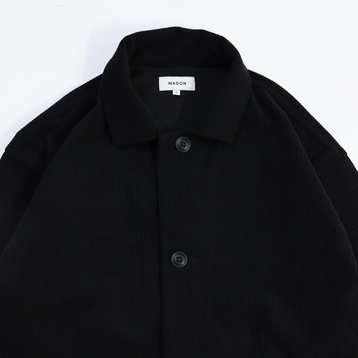 [DAILY LINE] CORDUROY DAILY JACKET - BLACK