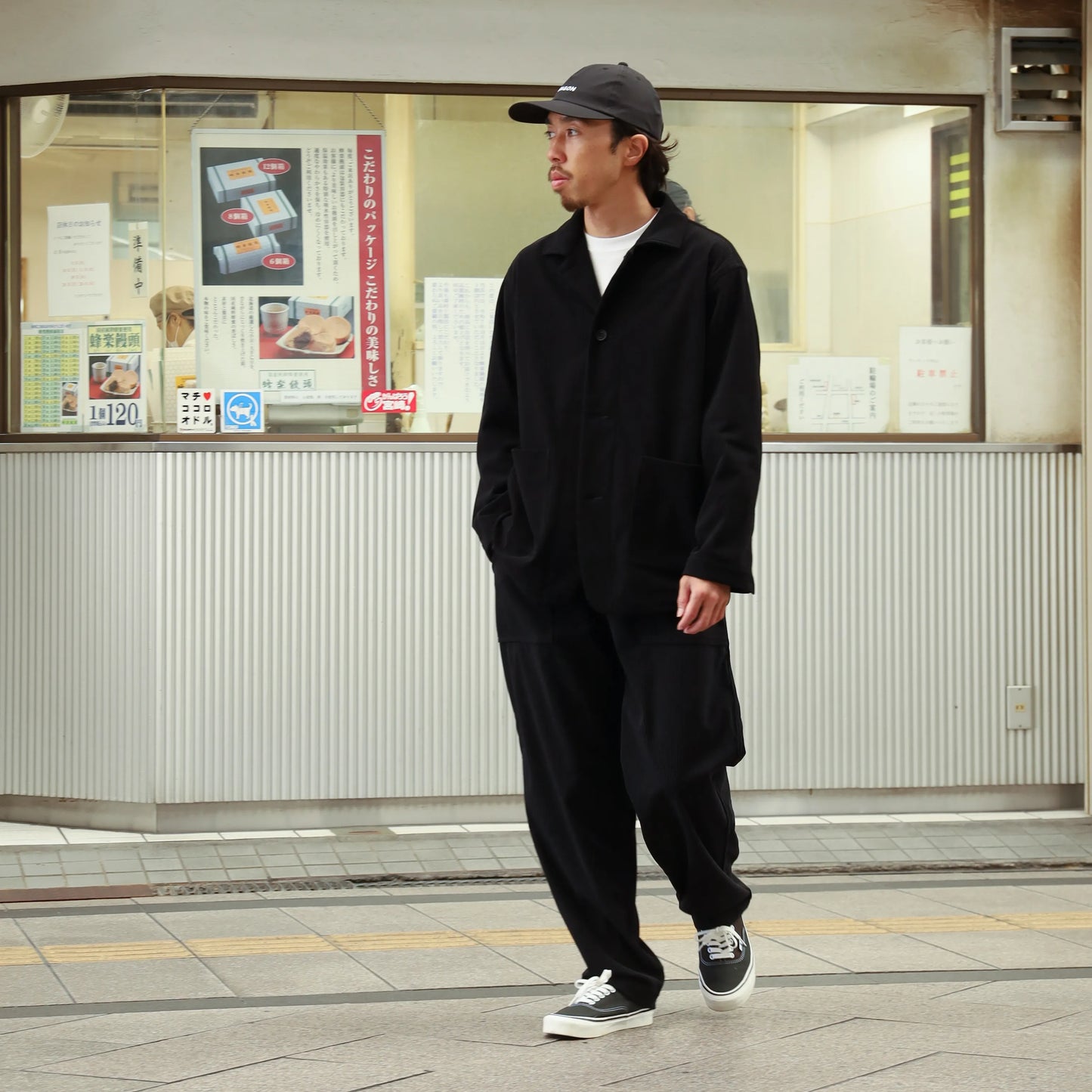 [DAILY LINE] CORDUROY DAILY JACKET - BLACK