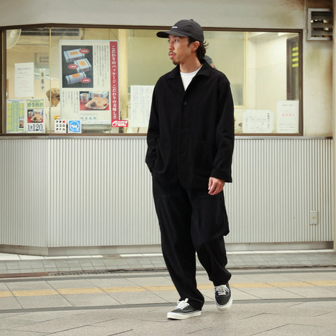 [DAILY LINE] CORDUROY DAILY JACKET - BLACK