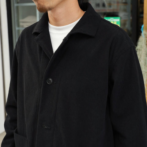 [DAILY LINE] CORDUROY DAILY JACKET - BLACK