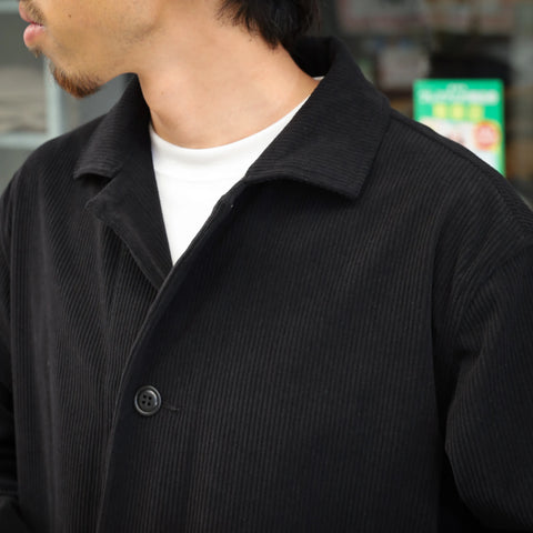 [DAILY LINE] CORDUROY DAILY JACKET - BLACK
