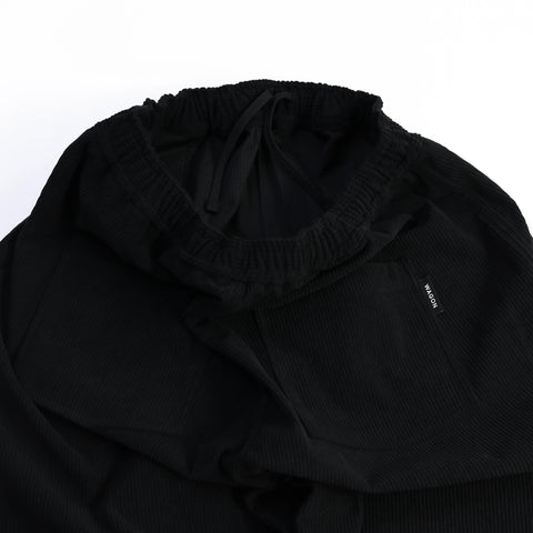 [DAILY LINE] CORDUROY DAILY PANTS - BLACK