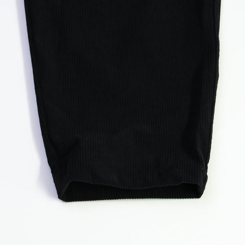 [DAILY LINE] CORDUROY DAILY PANTS - BLACK
