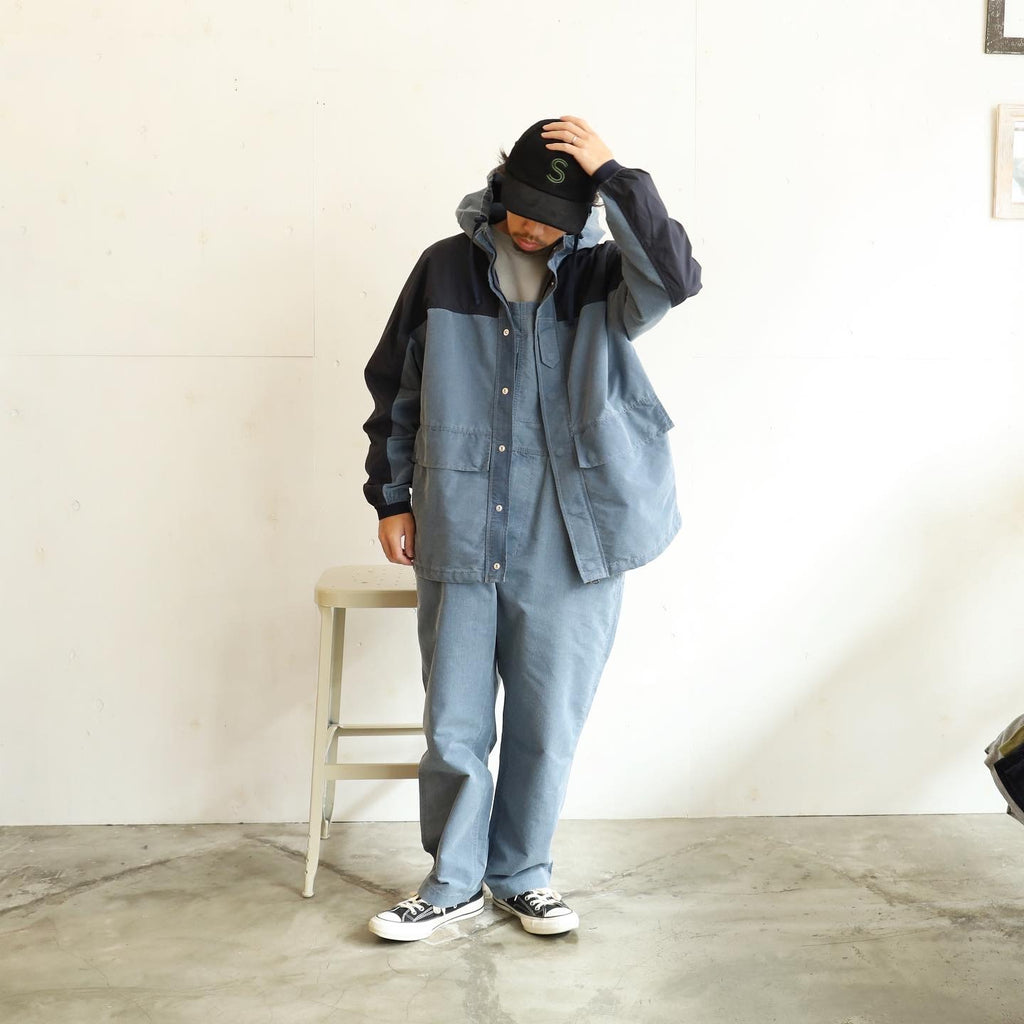 Indigo Mountain Wind Overalls - I BLEACH