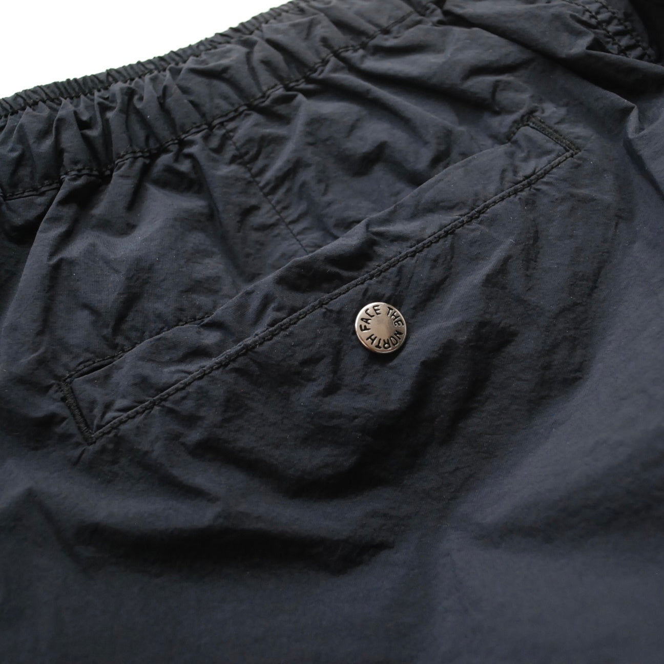Garment Dye Mountain Wind Pants BLACK