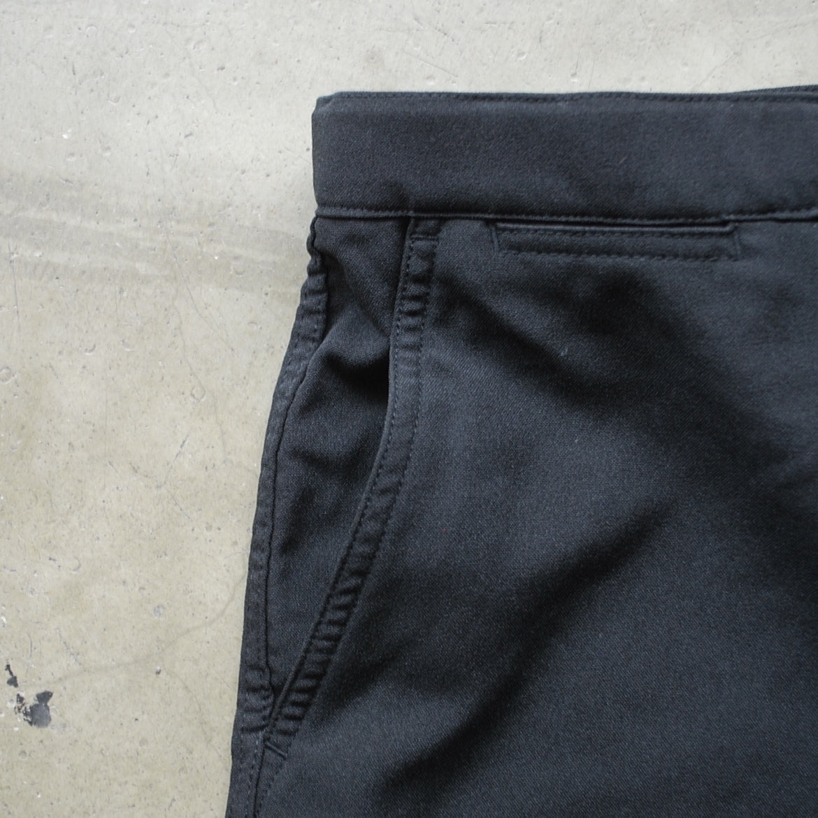 Polyester Tropical Pants BLACK