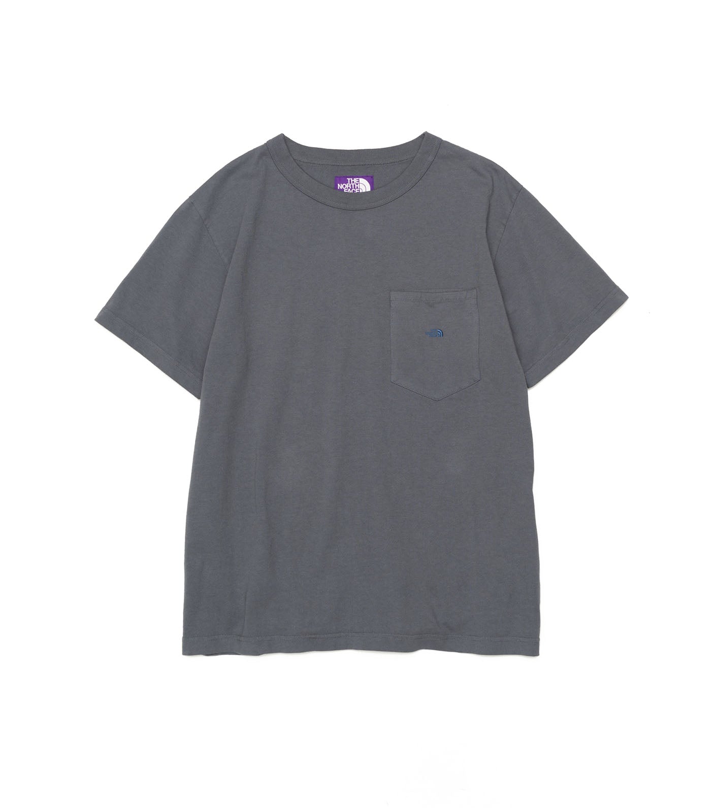 7oz H/S Pocket Tee DIM GRAY × ROYAL BLUE