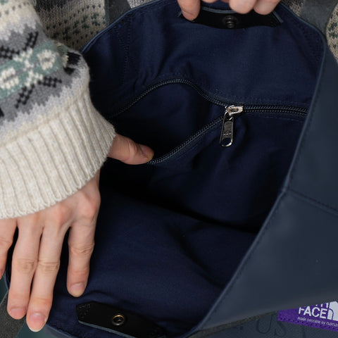 TPE Small Tote Bag - NAVY