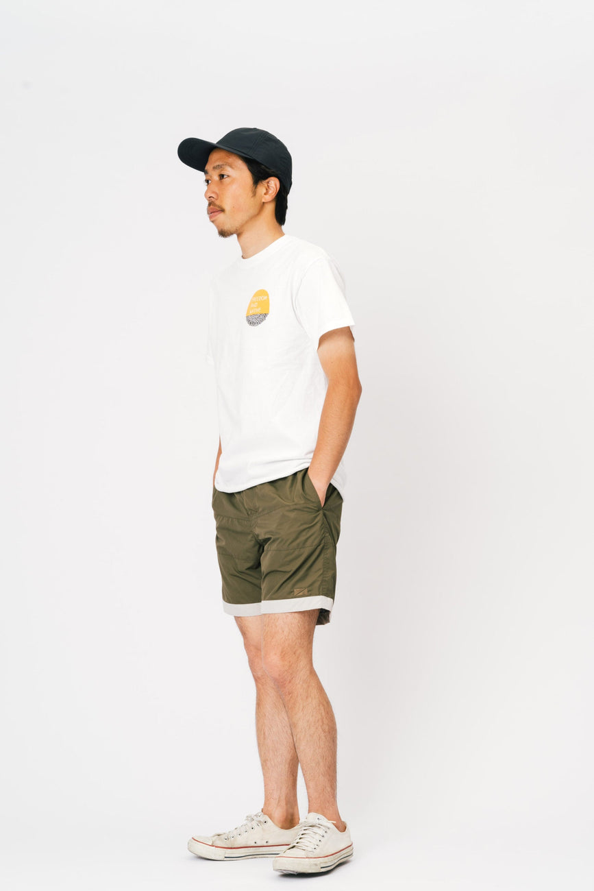 BOARD SHORTS 3LINE KHAKI×GRAY