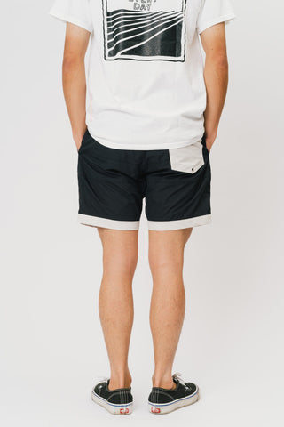 BOARD SHORTS 3LINE BLACK×GRAY
