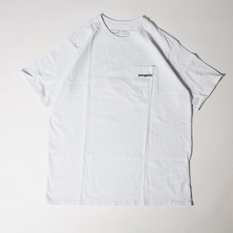 MS Line Logo Ridge Pocket Responsibili Tee WHITE