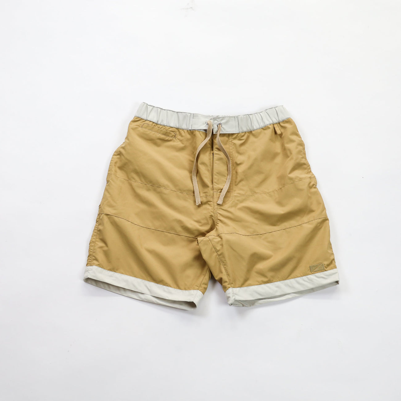BOARD SHORTS 3LINE BEIGE×GRAY