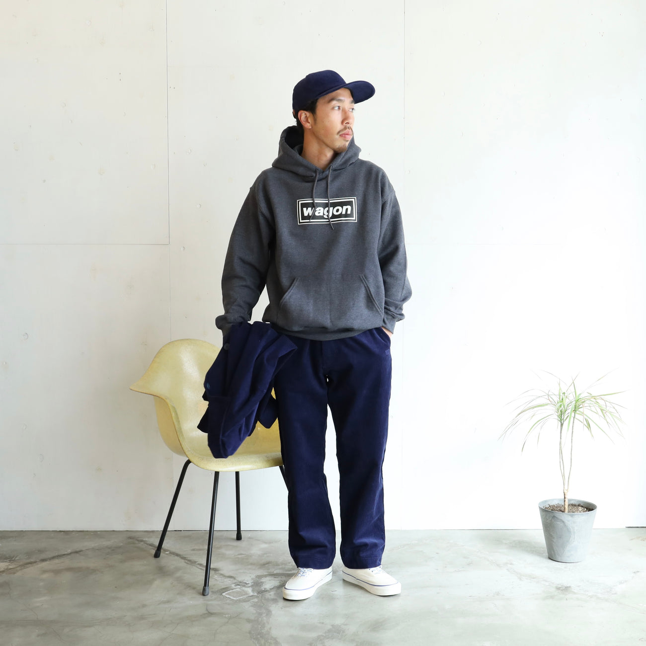 SWEAT HOODIE LOGO 01 - GRAY