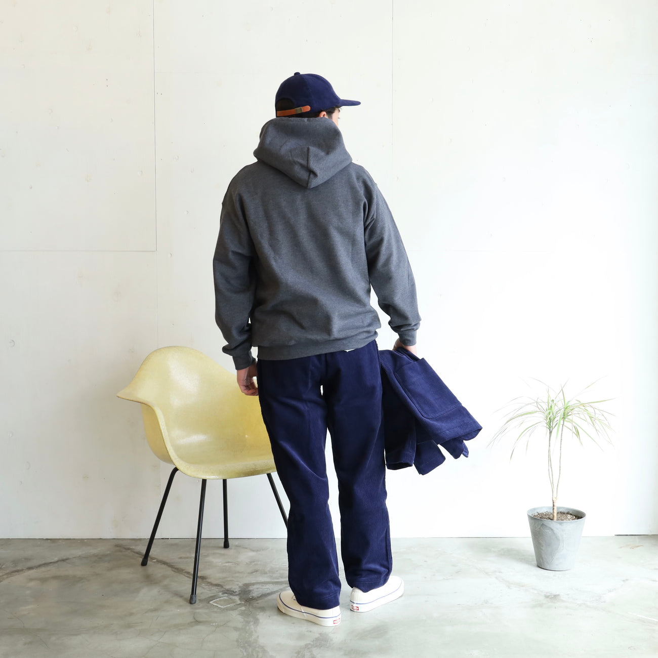 SWEAT HOODIE LOGO 01 - GRAY