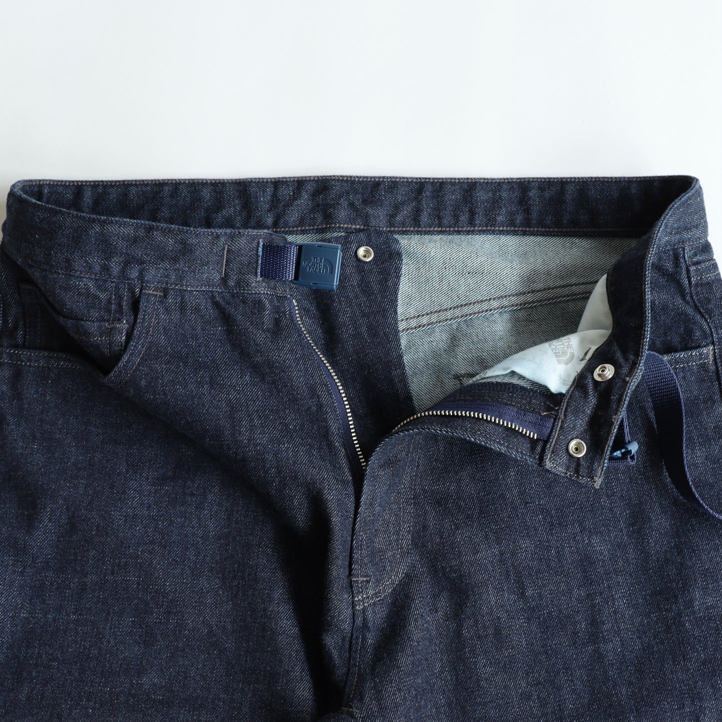 Denim Straight Pants - INDIGO