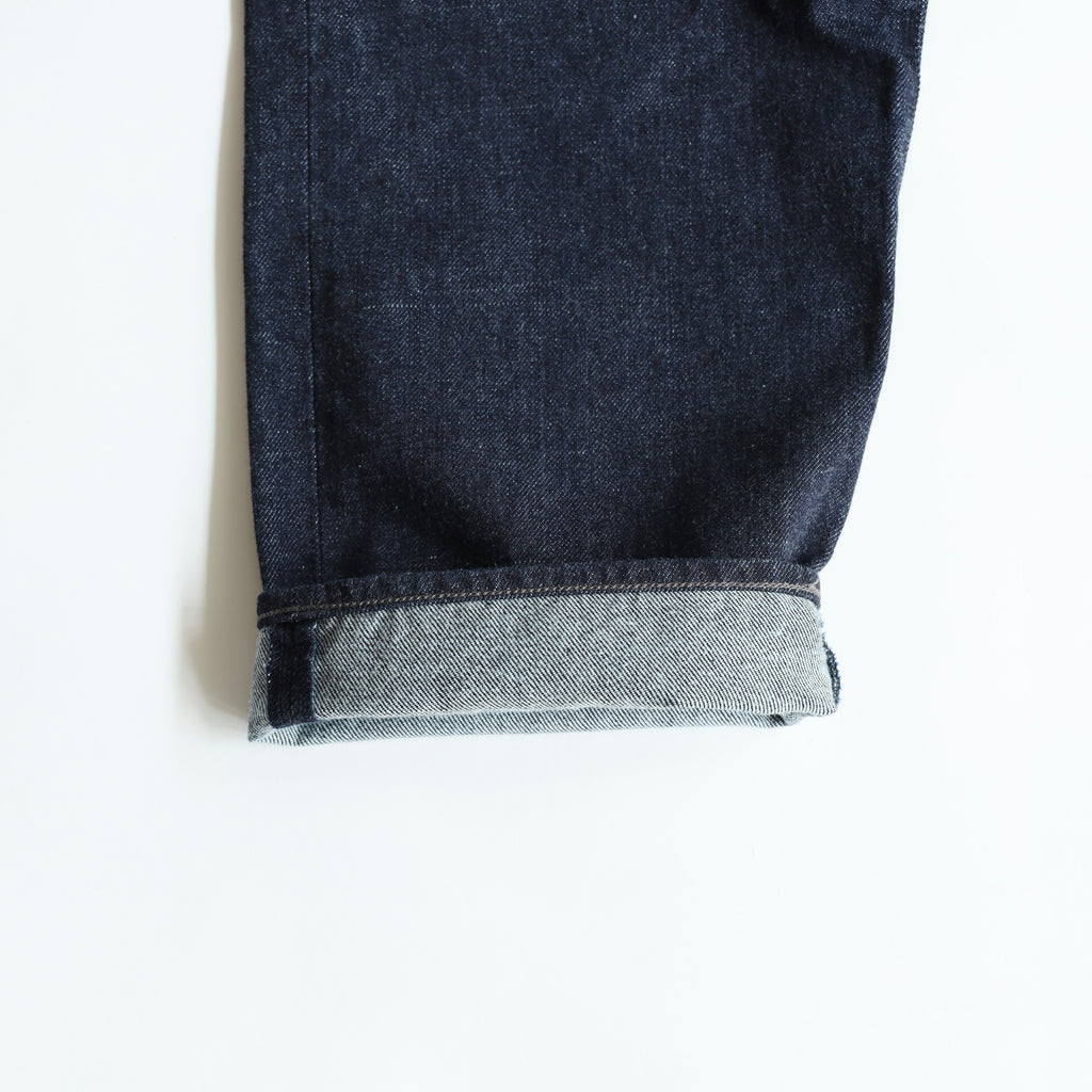 Denim Straight Pants - INDIGO