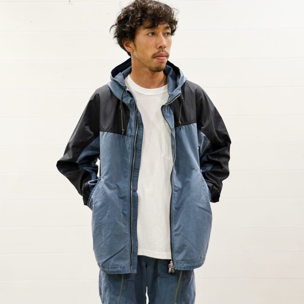 North face purple label shop indigo mountain wind parka