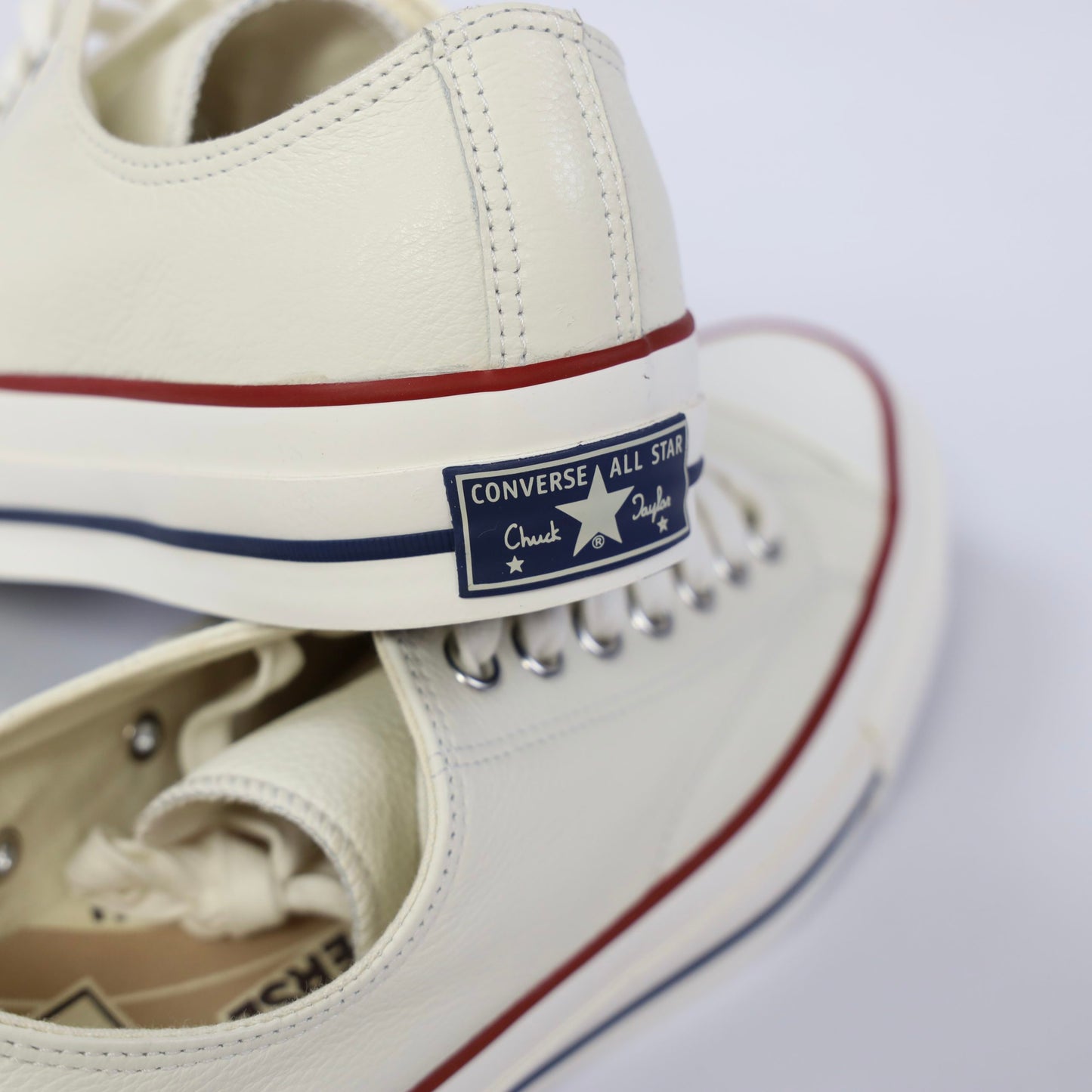 CHUCK TAYLOR LEATHER OX WHITE