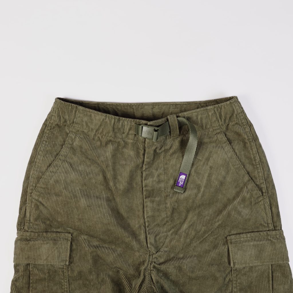 Corduroy Cargo Pants KHAKI GREEN