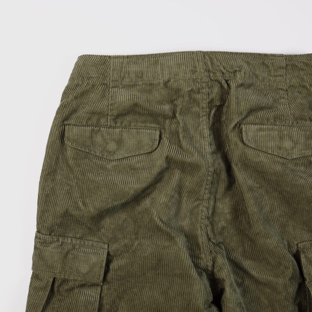 Corduroy Cargo Pants KHAKI GREEN