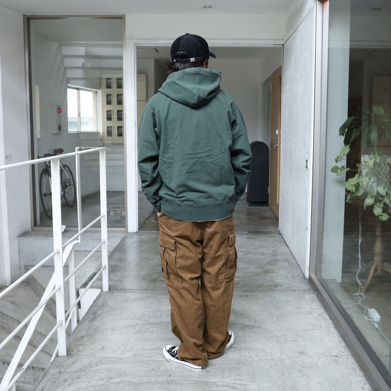 10oz Mountain Sweat Parka VINTAGE GREEN