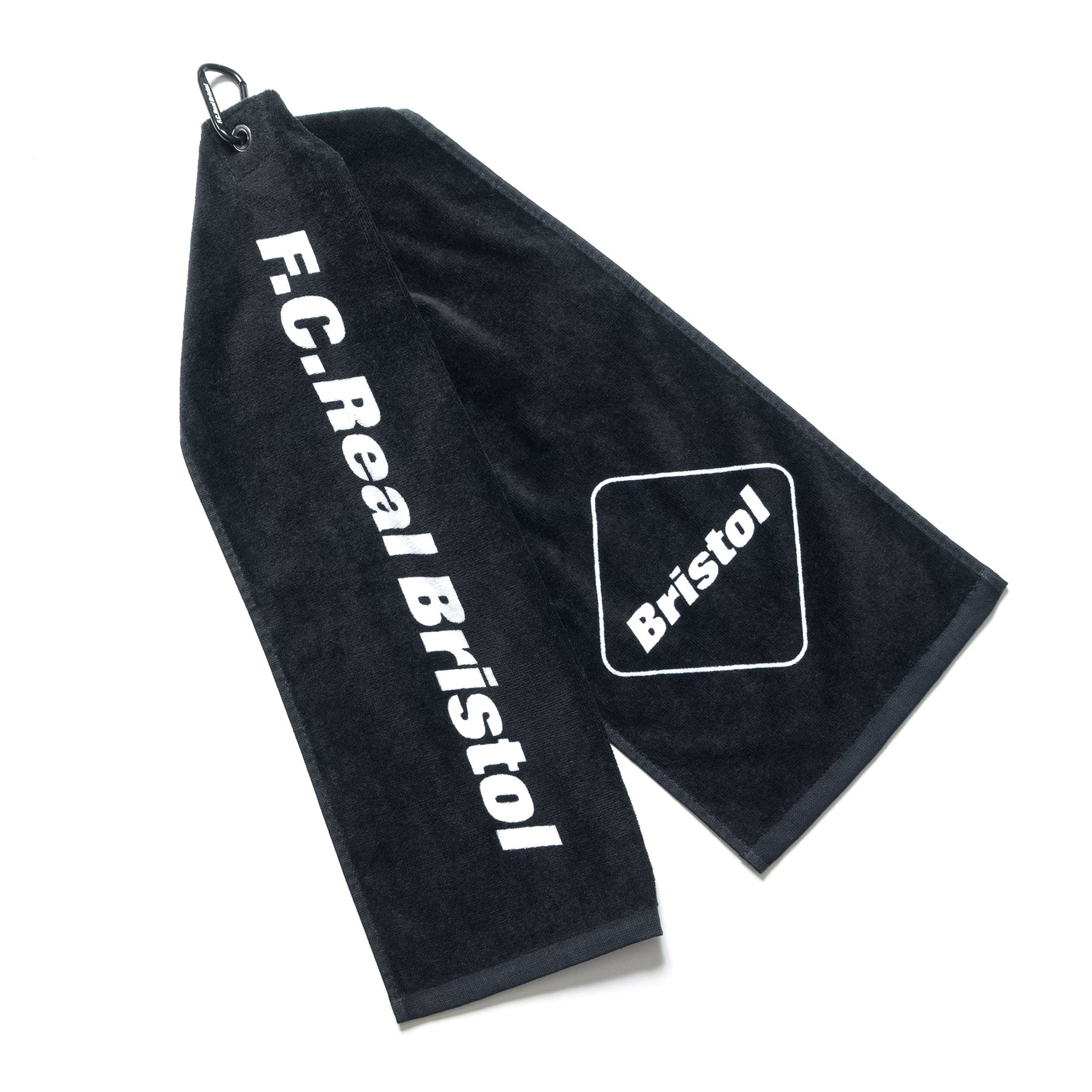 CARABINER SPORTS TOWEL BLACK