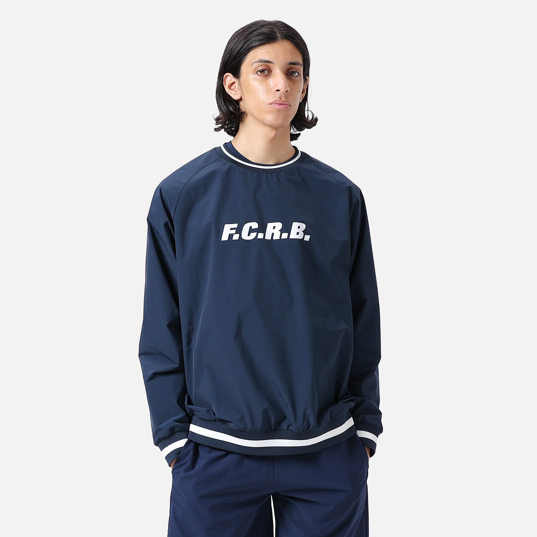 AUTHENTIC LOGO RIBBED TRAINING PISTE - NAVY | 通販 - 正規取扱店