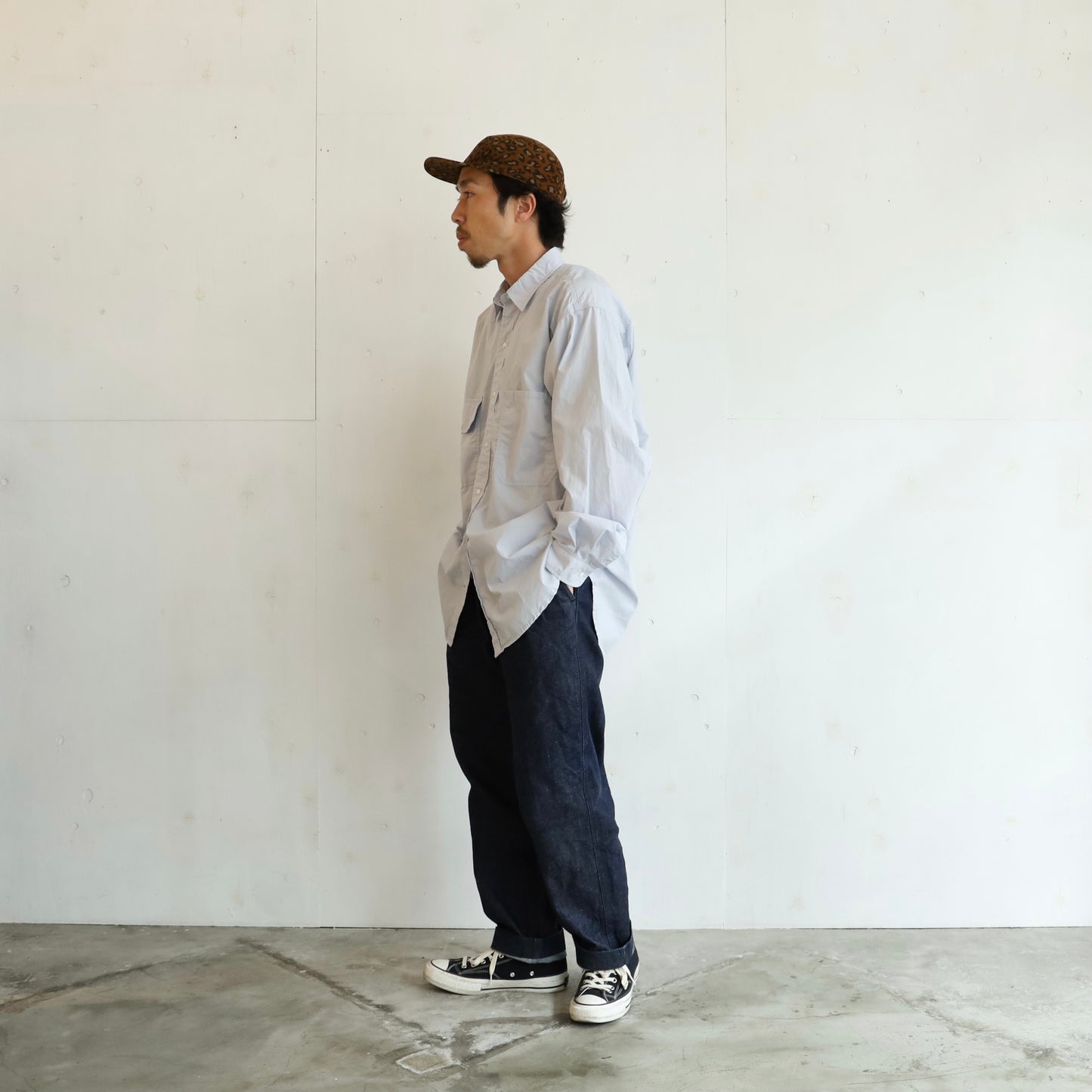 Field Typewriter Shirt - BLUE